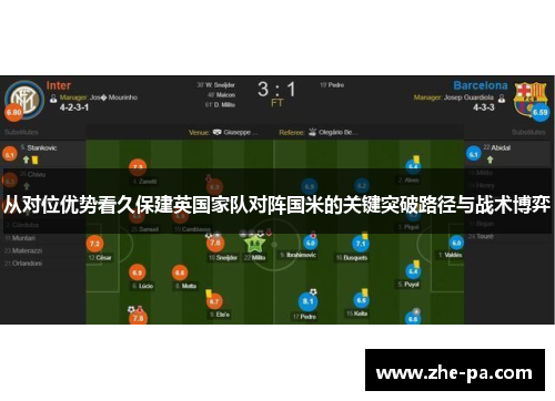 从对位优势看久保建英国家队对阵国米的关键突破路径与战术博弈